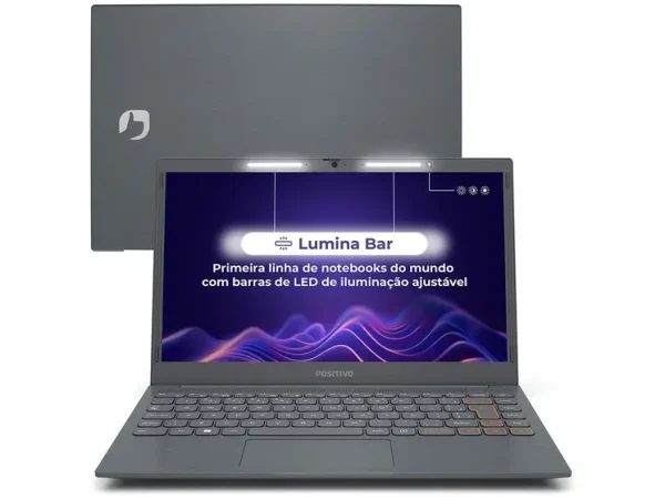 Notebook Positivo Vision C14 Intel Celeron 4GB - 128GB eMMC 14” HD Windows 11 Microsoft 365