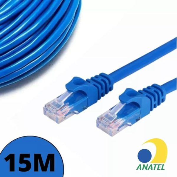Cabo De Rede RJ45 Montado 20 metros Alta Qualidade Cat5 - Image 4