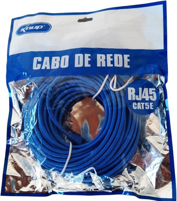 Cabo De Rede RJ45 Montado 20 metros Alta Qualidade Cat5 - Image 3
