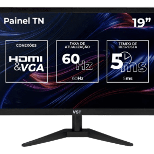 Monitor Vst 19, 19 Pol, Hd, 5ms, 60hz, Hdmi/vga